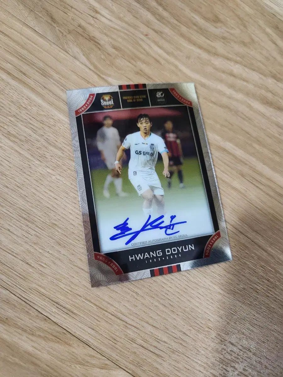 24fc SEOUL（ソウル） コレクション ファン・ドユン サインオート サッカーカード*