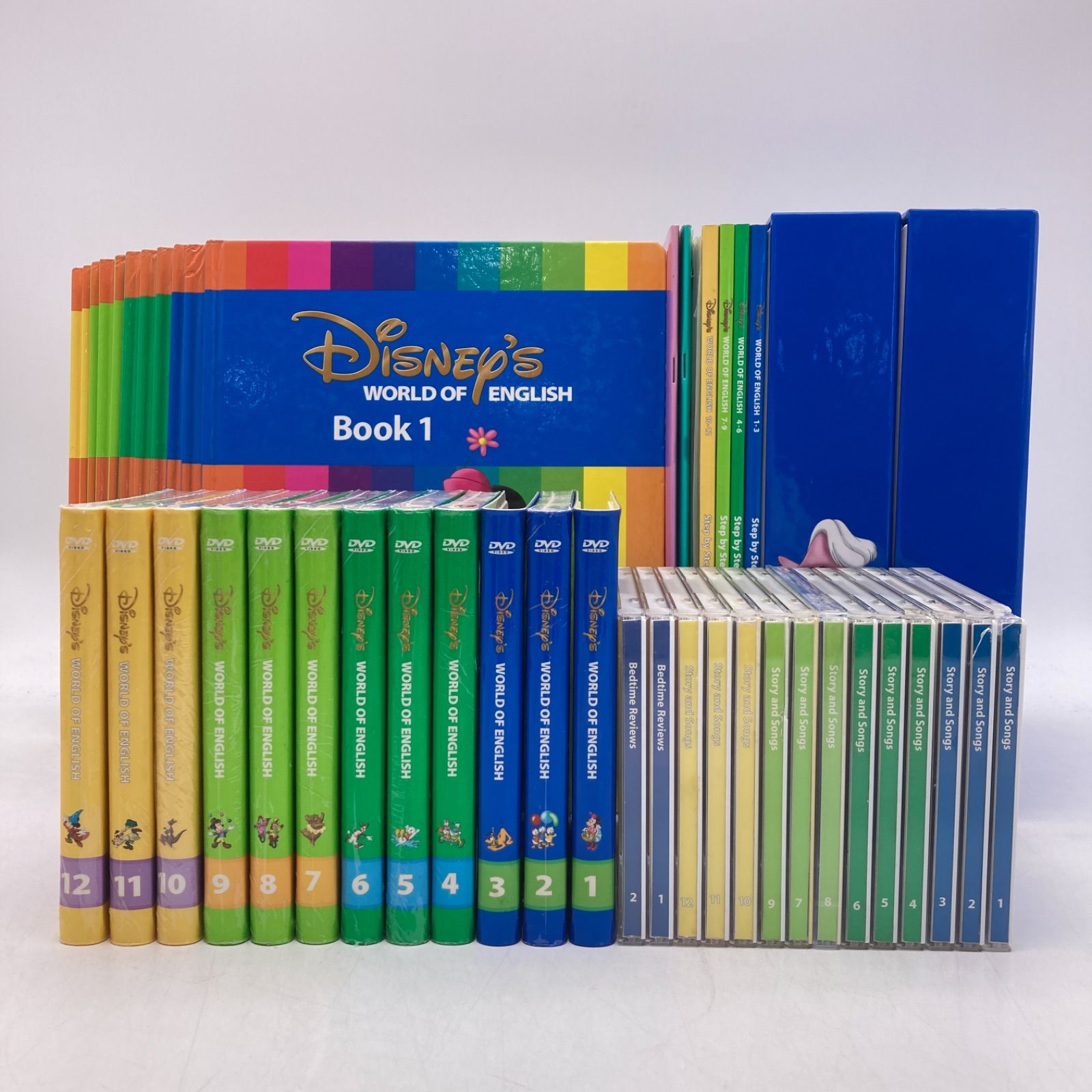 2011年購入 メインプログラムセット　絵本　CD　DVD24枚　旧子役　字幕あり　ディズニー英語システム　DWE　Disney　ワールドファミリー　 中古　409821