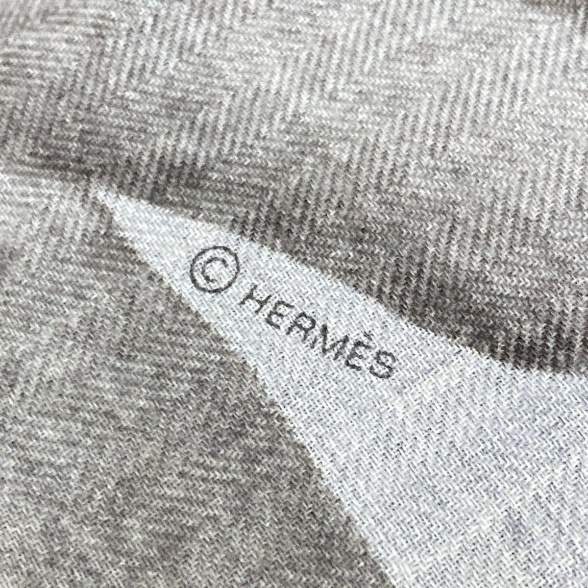 エルメス HERMES ストール(ショール) カレ140/カレジュアン カシミヤ  