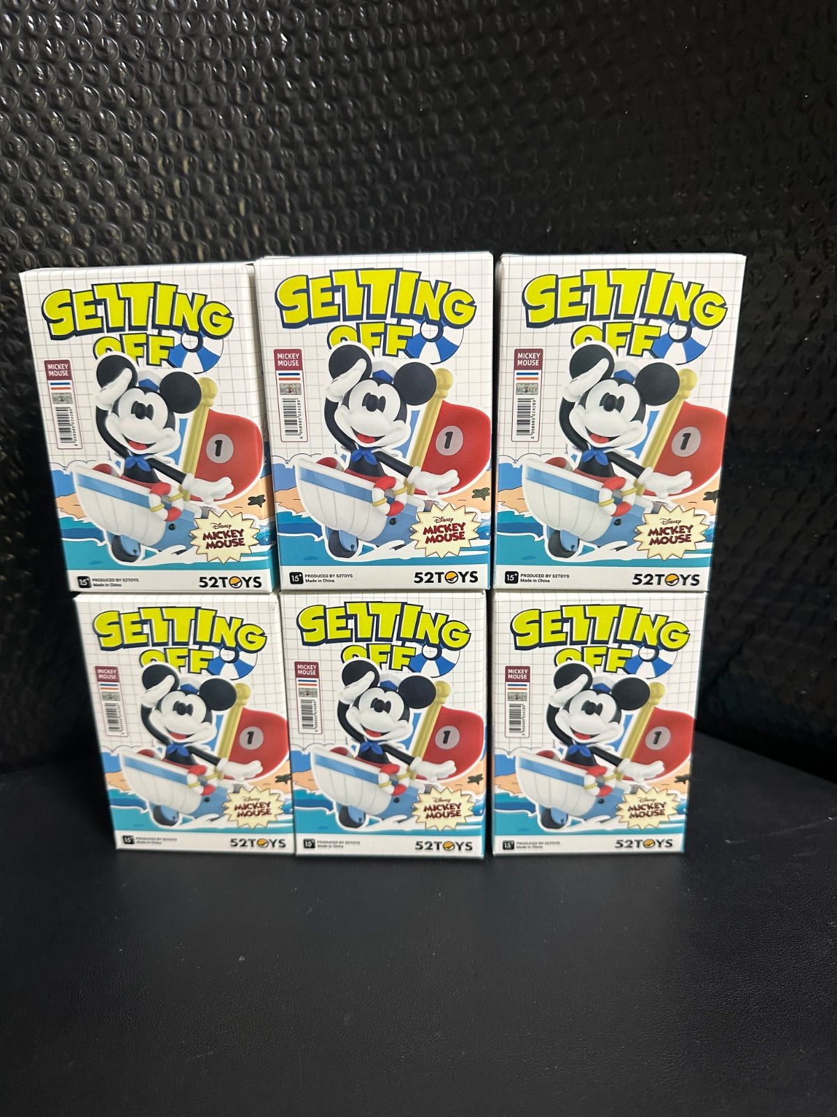 52toys BLINDBOX ミッキー　旅立ち ６個入り　新品 52TOYS BLINDBOX ミッキー 旅立ち【種類ランダム】フィギュア