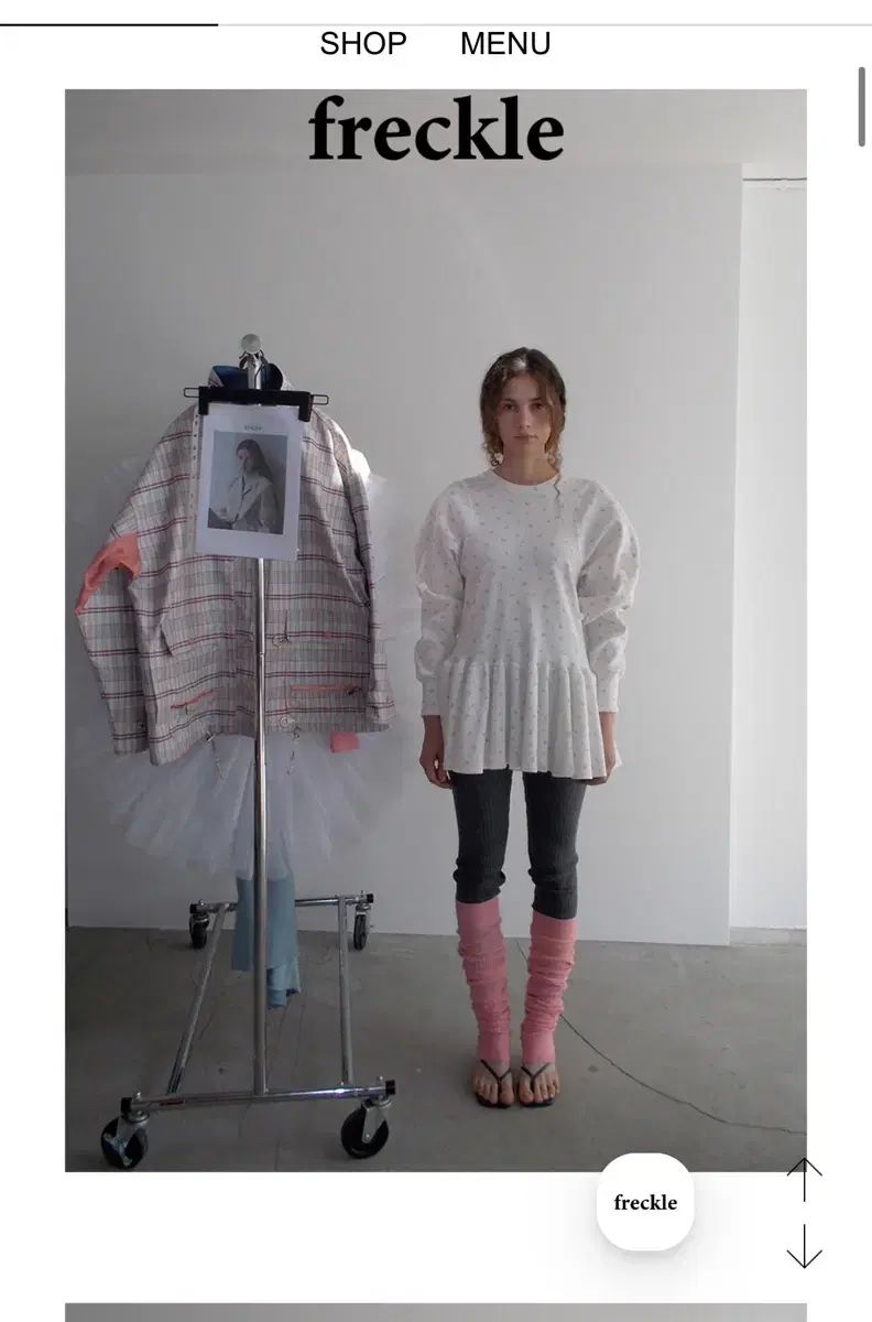 フレックルワッフルフ MTMドレス アイボリー