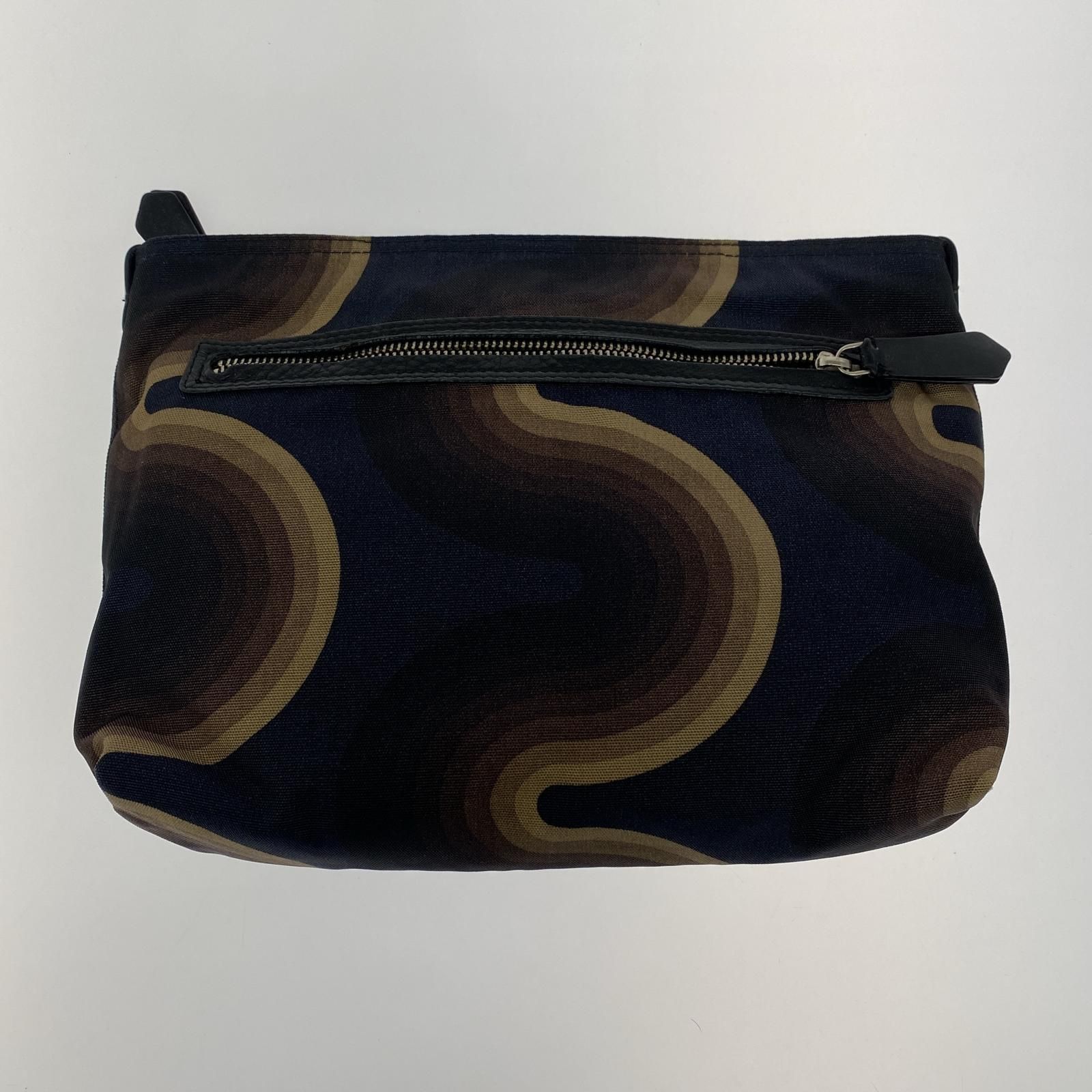 ドリスヴァンノッテン クラッチバッグ ブルー Dries Van Noten ダーク