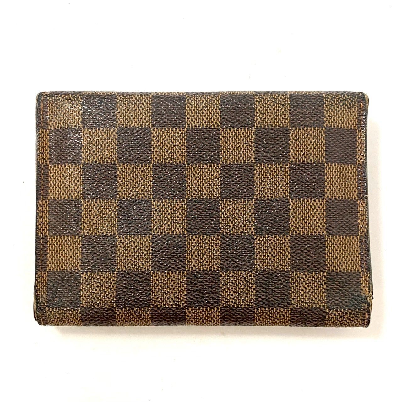 Y【LOUIS VUITTON】ポルトトレゾール エテュイ パピエ ダミエ