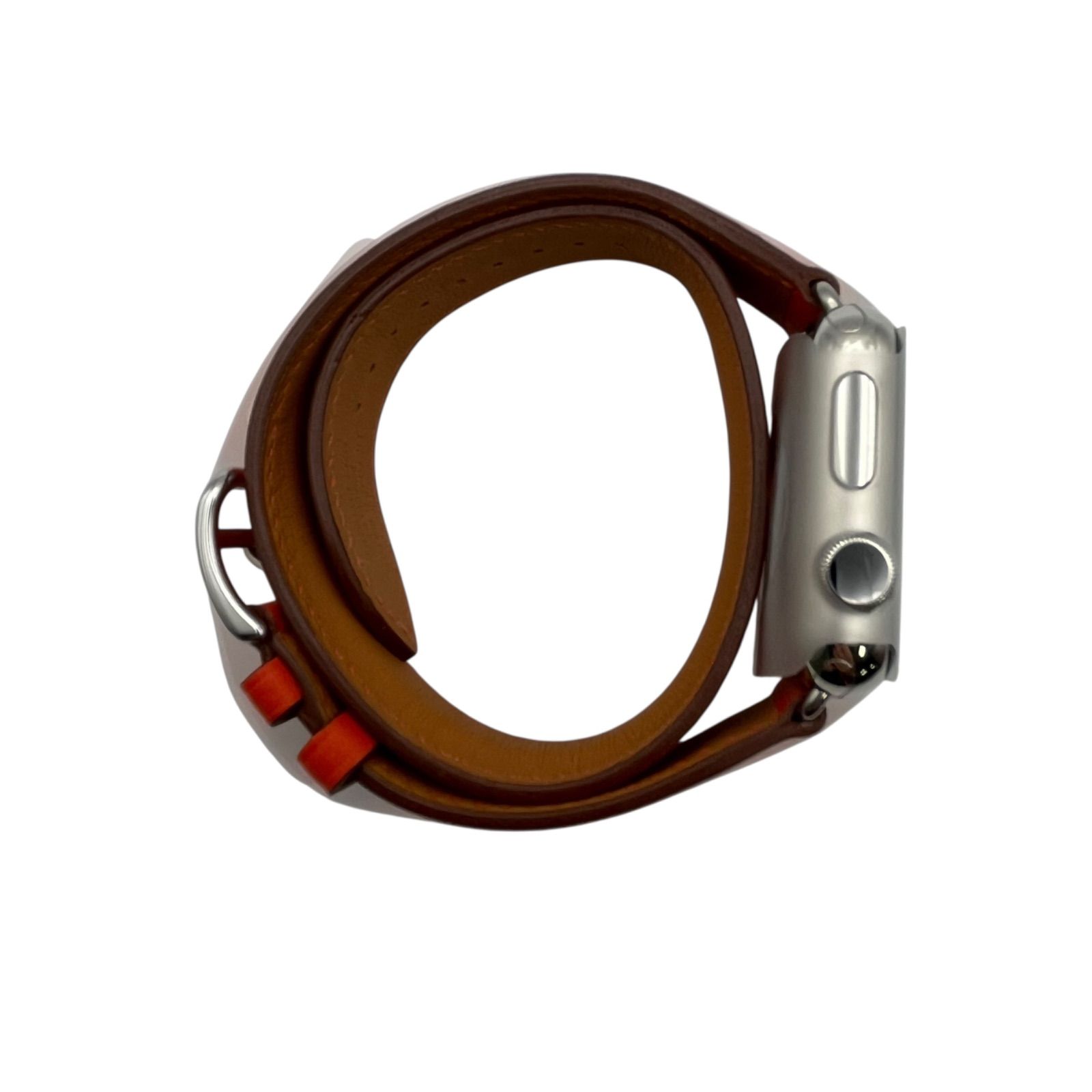 2398 Apple Watch エルメス　ブラウン　二重　ドゥブルトゥール 日本完売】Apple Watch Hermes シンプルトゥール 40mmベルト