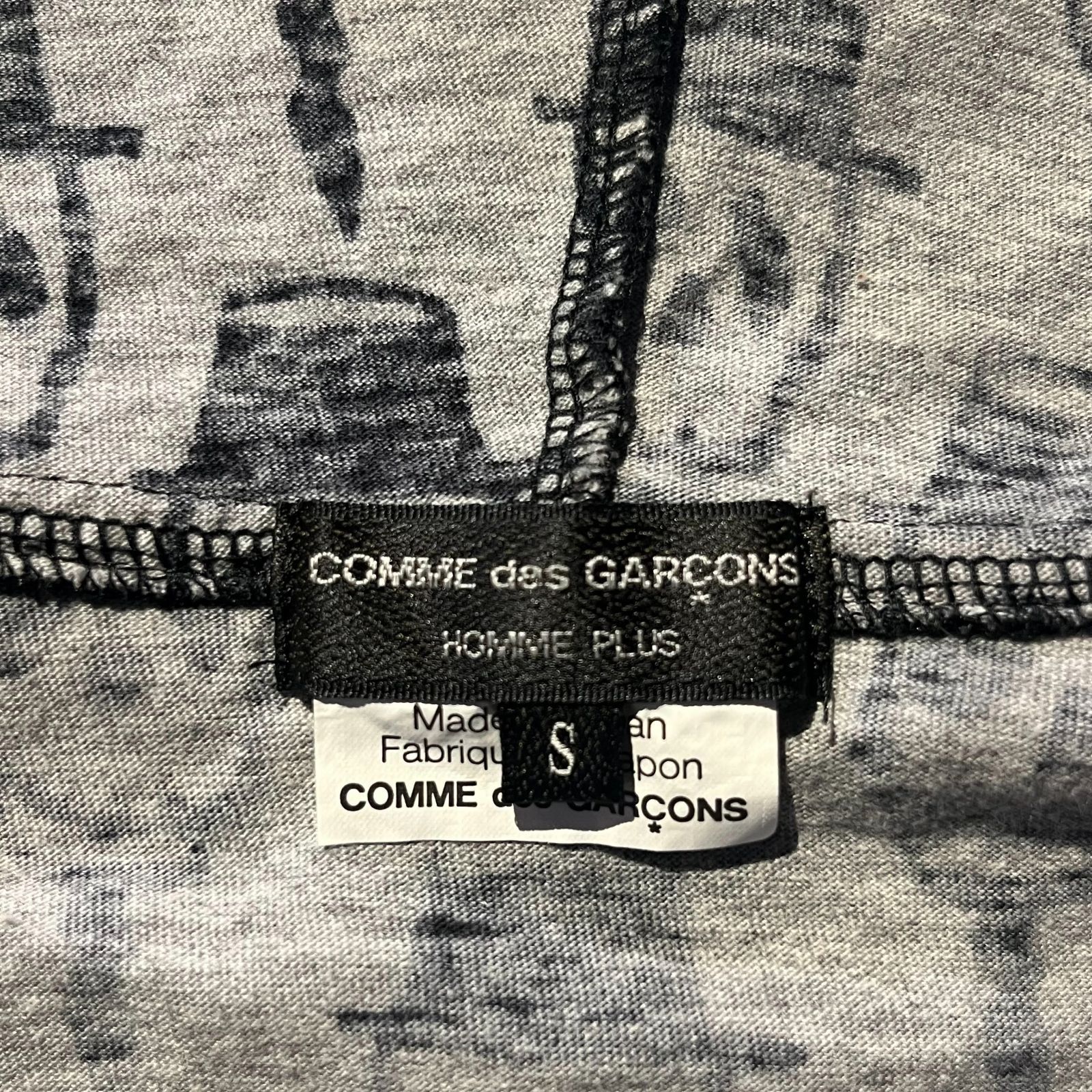 COMME des GARCONS HOMME PLUS 11ss メッシュレイヤードスカルパーカー 
