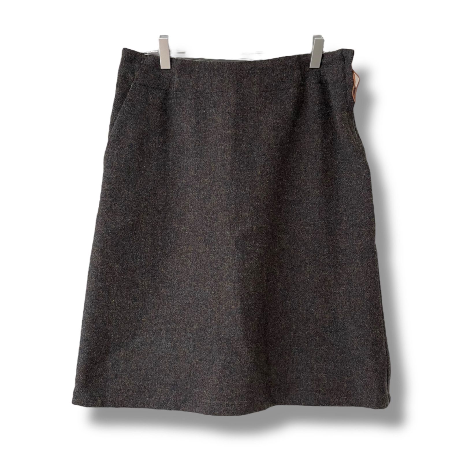 Pal'las Palace パラスパレス ウール100% スカート こげ茶×青 size3（M