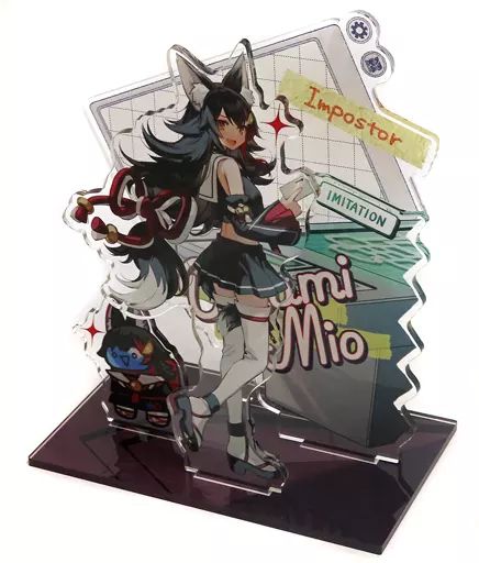 アクリルスタンド・アクリルパネル 大神ミオ アクリルジオラマスタンド 