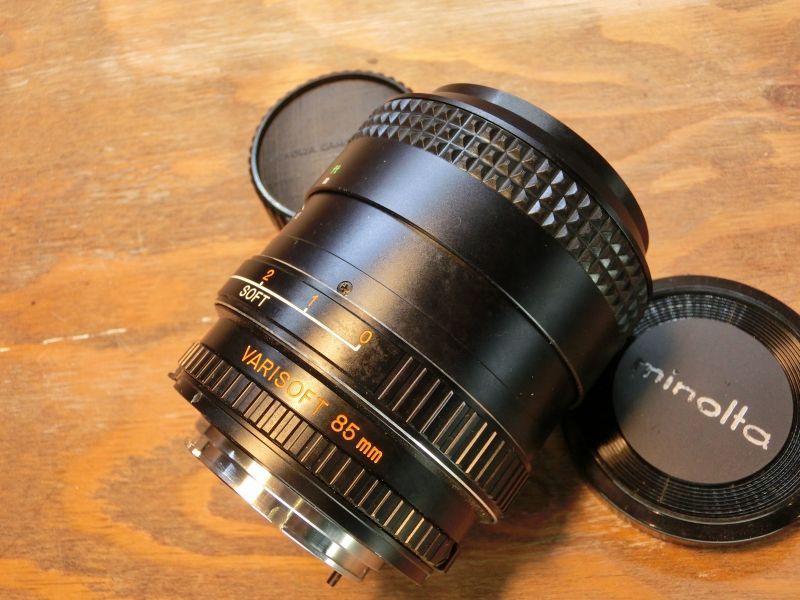 7177 希少 MINOLTA VARISOFT ROKKOR 85mm 2.8 - メルカリ
