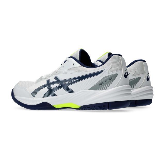 種類4 25 0 cm 取寄せ アシックス シューズ GEL TASK 4 ホワイト ブルーエックスプレス 100ゲル タスク インドアスポーツ メンズ ASICS トレーナー トップス