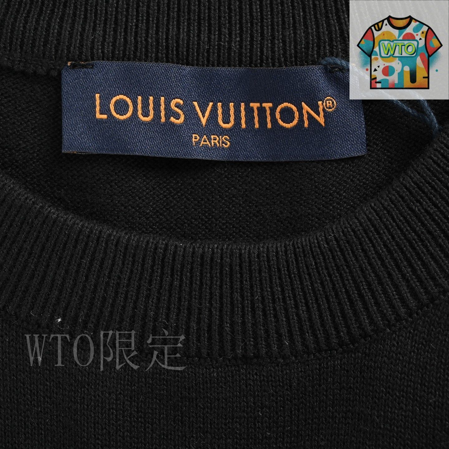 【快適な着心地】LOUIS VUITTON★Short-Sleeved Tシャツ 今日特価】Louis Vuitton / ルイ・ヴィトン 25SS 全幅ロゴ刺繍