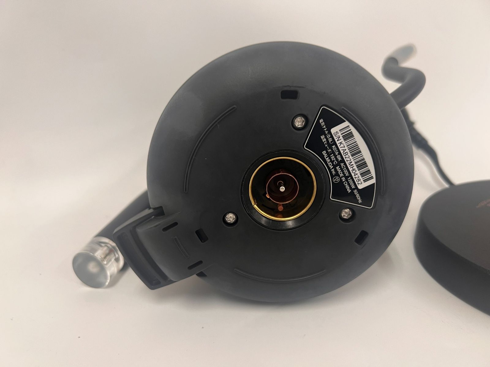 2 展示品 新品 箱なし BALMUDA The Pot K07A-BK 電気ケトル 0.6L