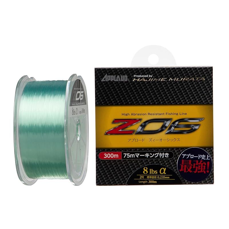 サンヨーナイロン ナイロンライン アプロード ZO6 300m 4号 16lbα グリーンクリスタル 0