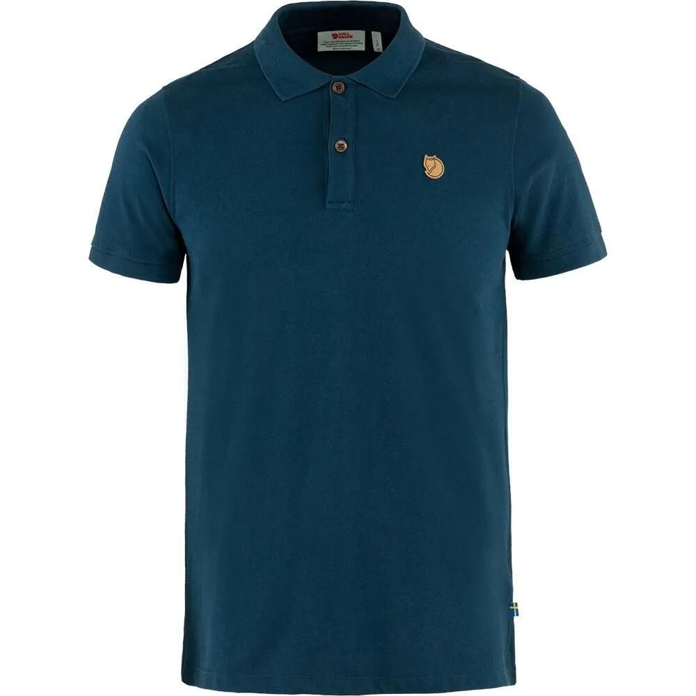 お取り寄せ ２～４週間で発送 Fjallraven Ovik Shirt short sleeve polo Navy t