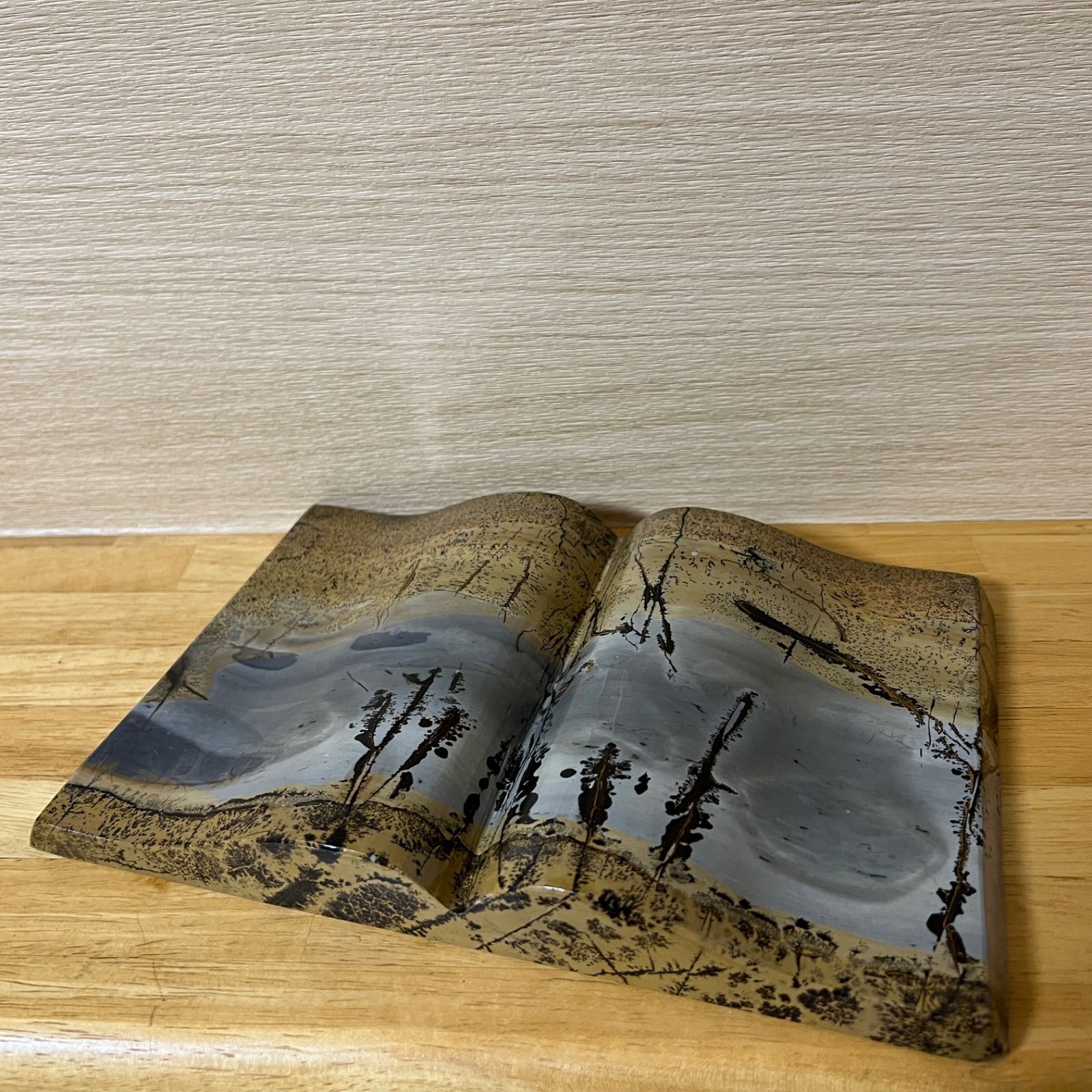 1点もの】ピクチャージャスパー 天然石 ブックスタイル 自然