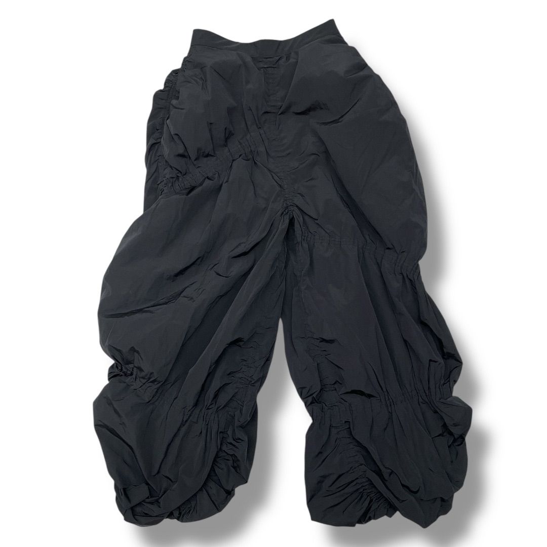 MECRE ギャザーボリュームデザインパンツ S MECRE ギャザーボリューム