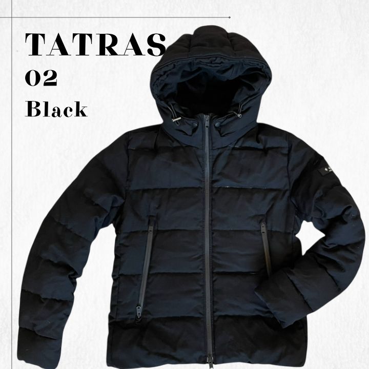 TATRAS タトラス ウール ダウンジャケット ブラック 02 MTK18A453