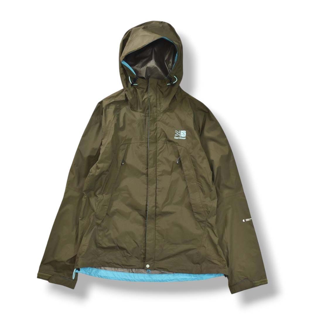 カリマー karrimor パーテックス PERTEX ナイロン ファントム phantom Jkt ジャケット マウンテン パーカー L オリーブ レディース ♪