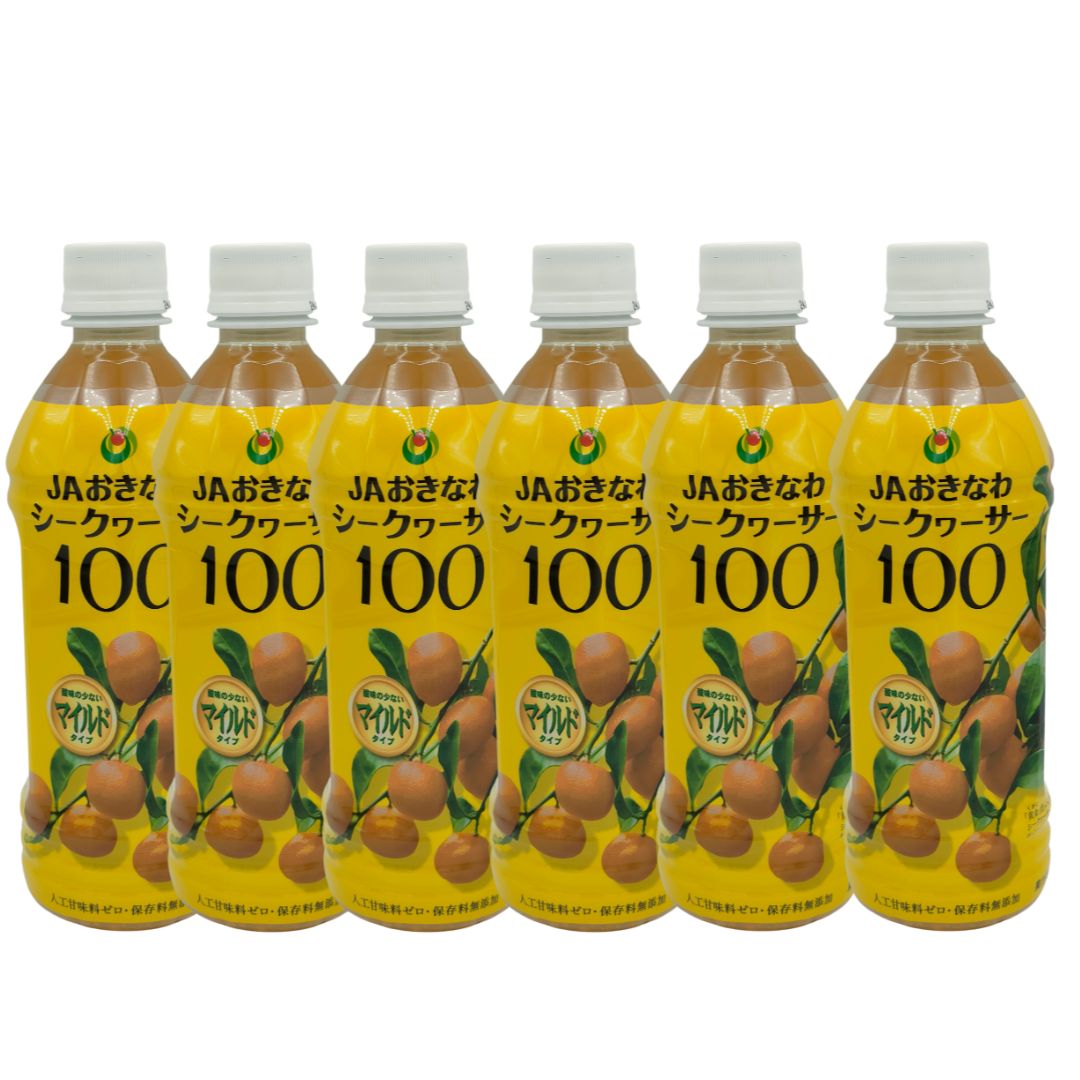 JAおきなわ シークヮーサー 100マイルド 500ml×6 シークワサー