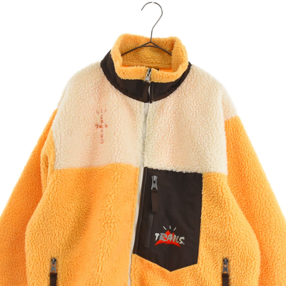 TRAVIS SCOTT トラヴィススコット 20SS Half-Zip Sherpa Hoodie Cactus