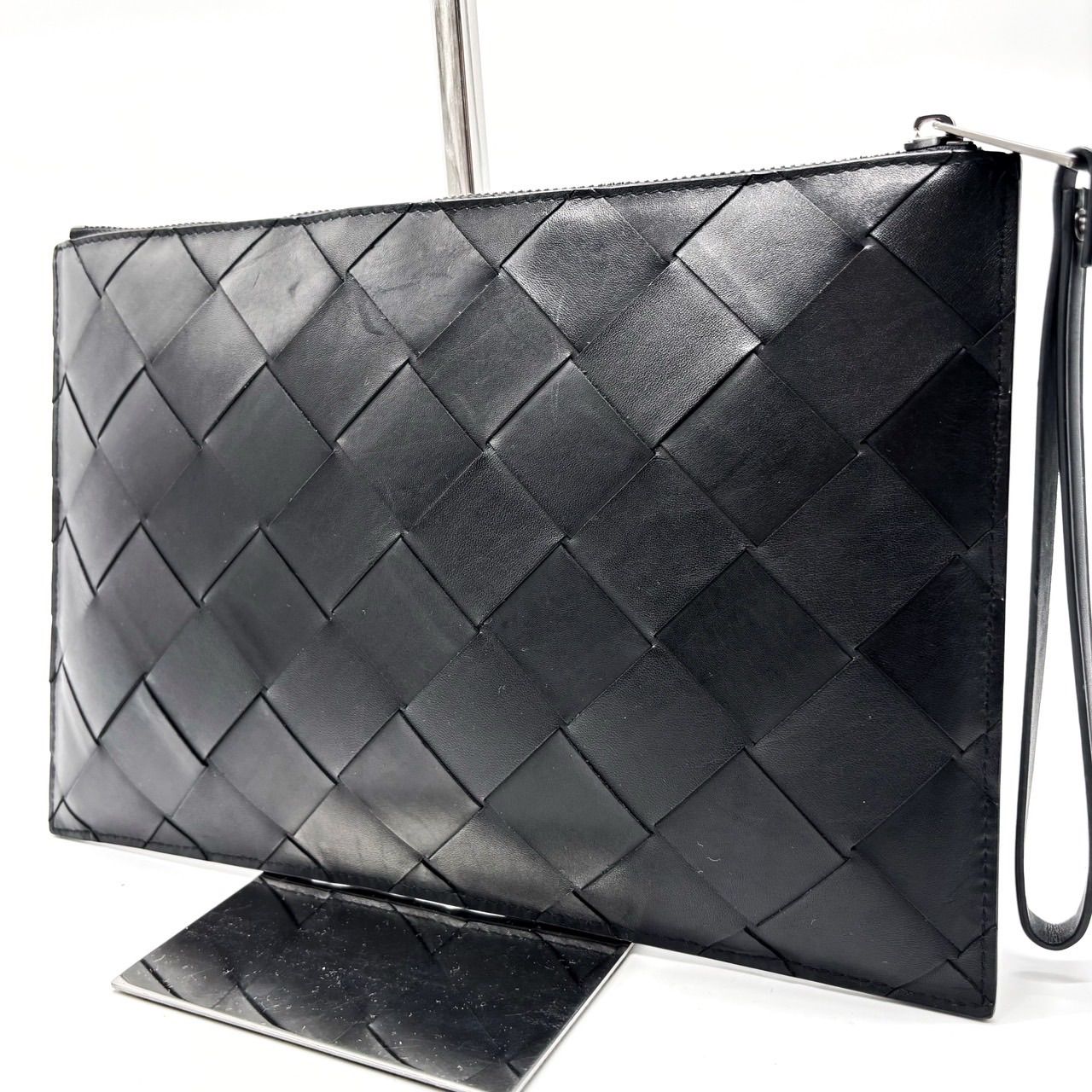 ボッテガ ヴェネタ【BOTTEGA VENETA】トライアングルフラップ クラッチ