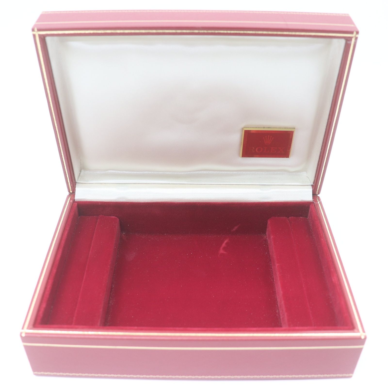 純正 ロレックス/ROLEX 60.01.2 赤 空き箱 空箱 内箱 刺繍 時計 ケース