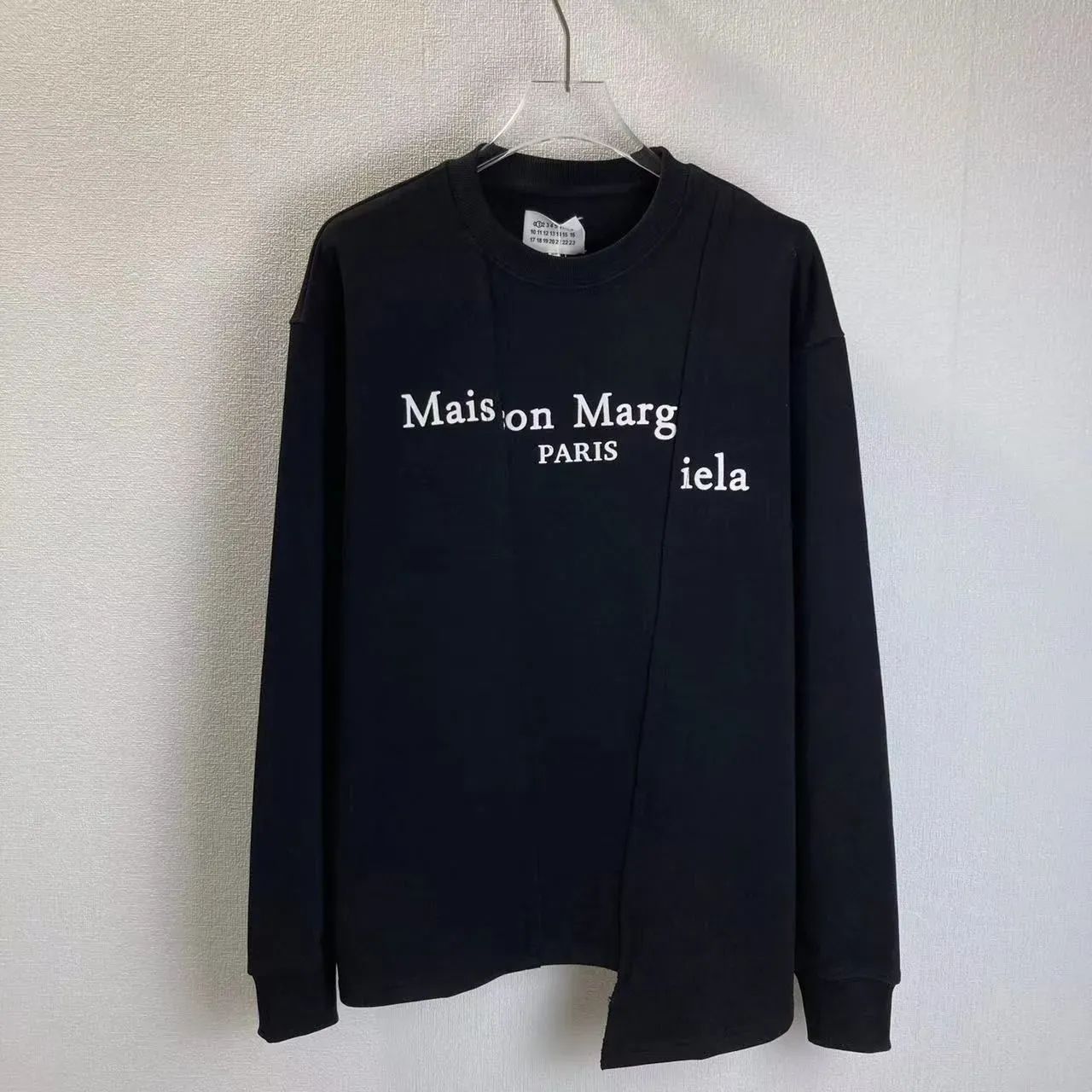 売れ筋メゾンマルジェラMaison Margielaロゴ　スウェット/トレーナー　ユニセックス