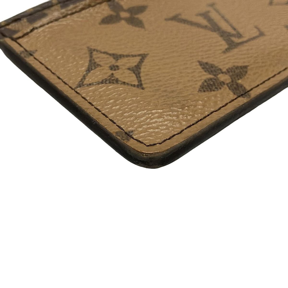 【中古】 ルイヴィトン LOUIS VUITTON ポルト カルト クレディ エン 二つ折り 札入れ カード入れ 長財布 モノグラム レザー M60825 07BA284 美品 ルイ ヴィトン モノグラム エクリプス ポルト カルト ダブル