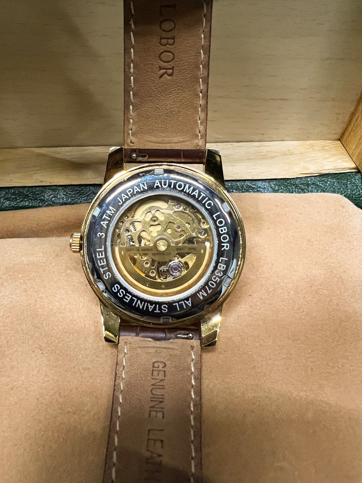 LOBOR DYNASTY AUGUSTUS BROWN 自動巻き腕時計 LB3507M