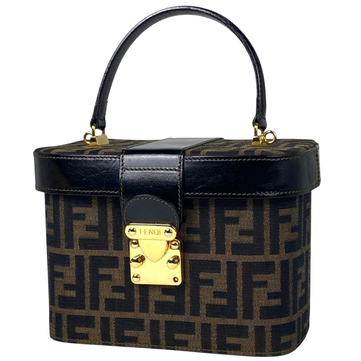 フェンディ FENDI ズッカ柄 バニティバッグ 2WAY ショルダーバッグ  