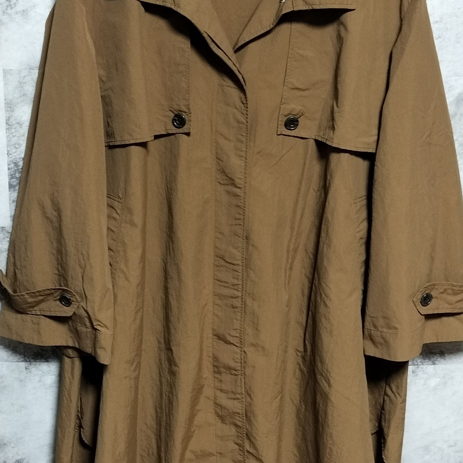 美品】MARW UNITED ARROWS ポンチョ風 ロングコート サイズ38 M相当