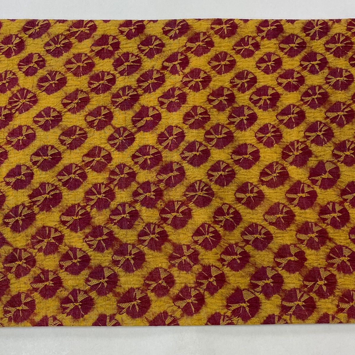 A21 新品　紬地　全通袋帯　美品 秀品 紬縞 幾何学 正絹 袋帯 美品 秀品 落款 紬地 縞 幾何学模様 ベージュ 全通 正絹