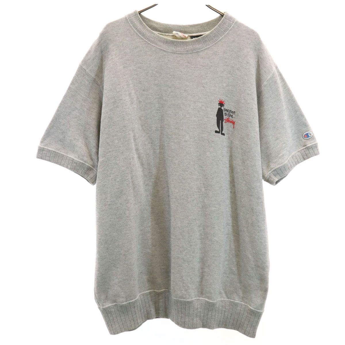 STUSSY ステューシー Champion チャンピオン コラボ ランタグ シャドー 