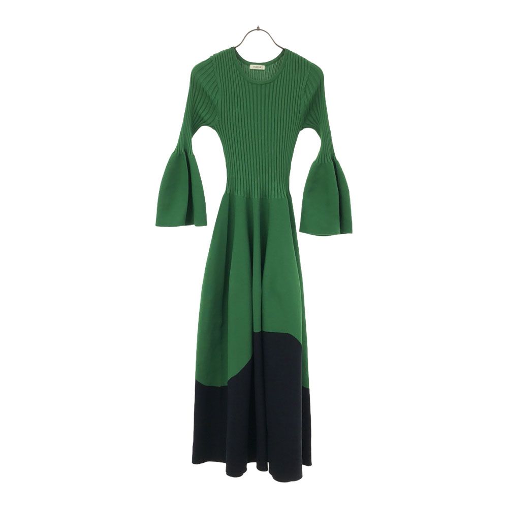 フレイアイディー FWNO222501 長袖 ニット ロングワンピース FREE