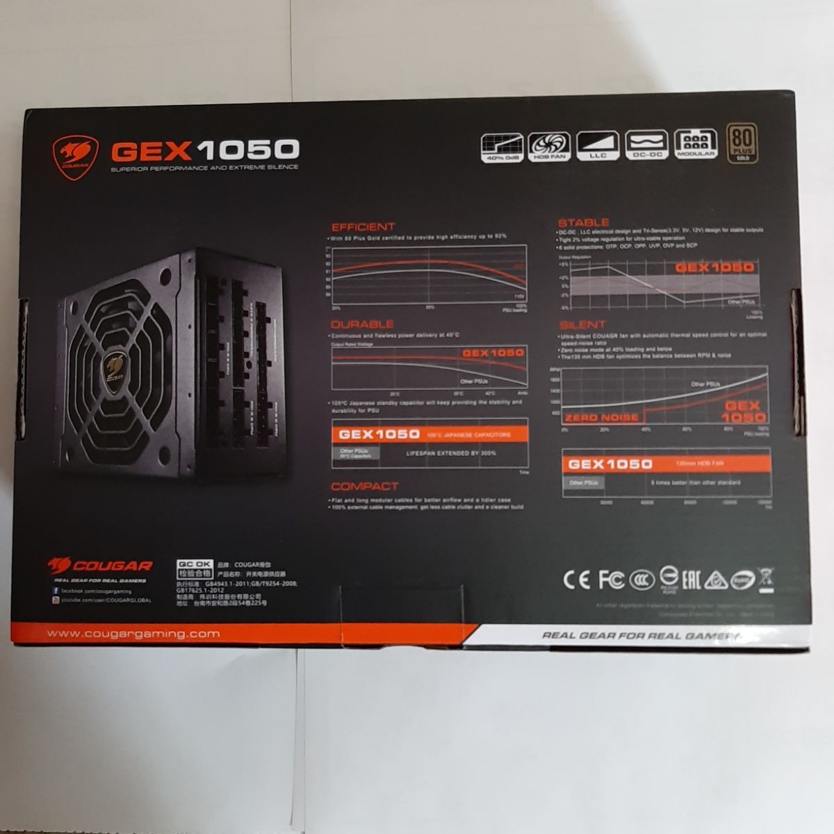 新品未開封COUGAR GEX1050 - PCパーツ