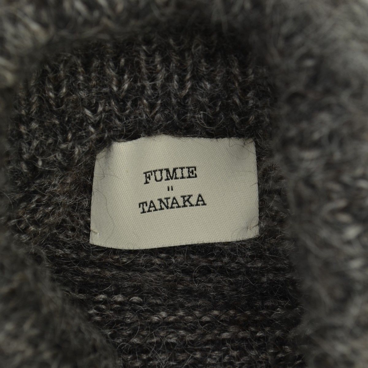 2【FUMIE=TANAKA / フミエタナカ】 22AW F22A-33 mohair short knit