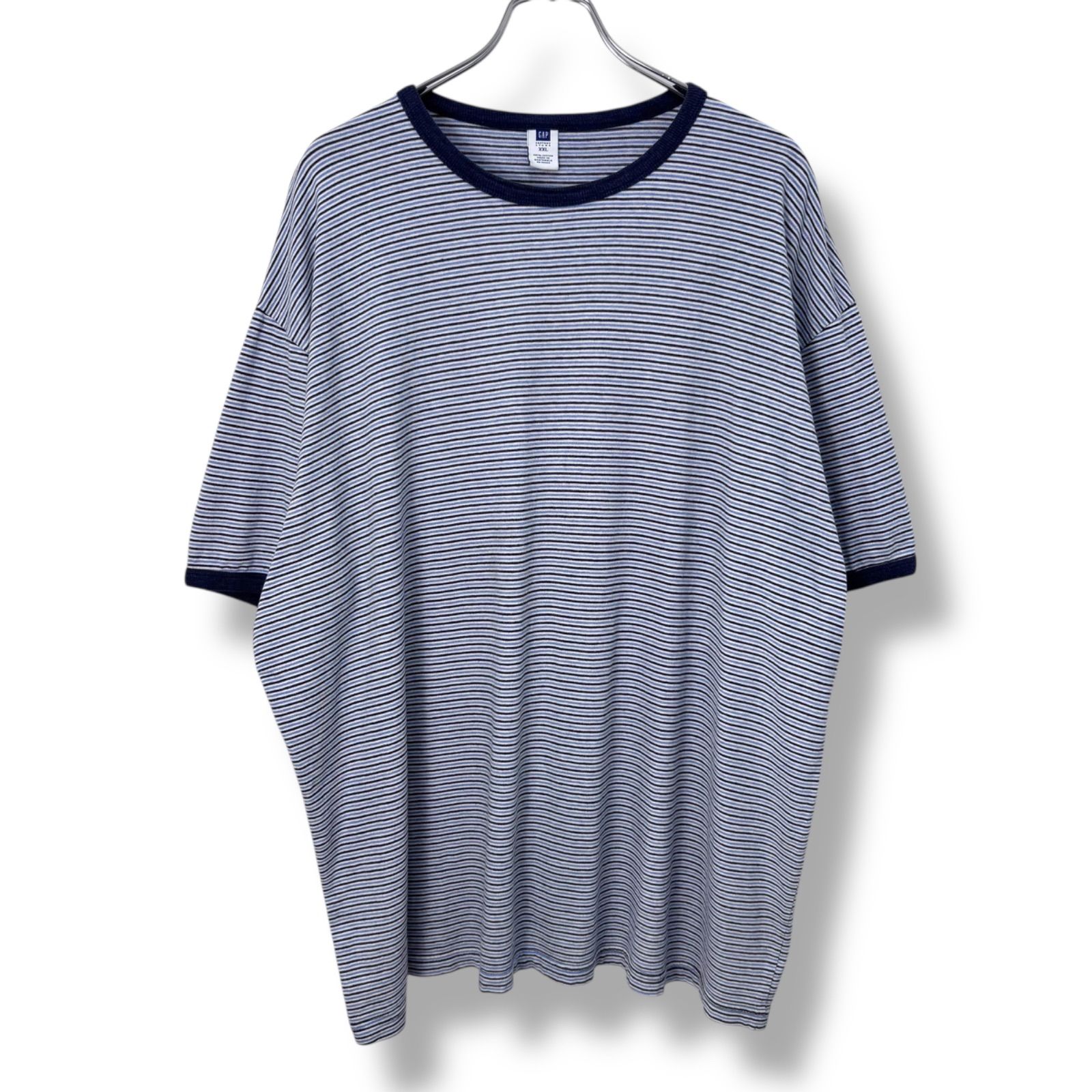 90s-00s OLD GAP Multi Border T-Shirt 【XXL】 90年代 Y2K