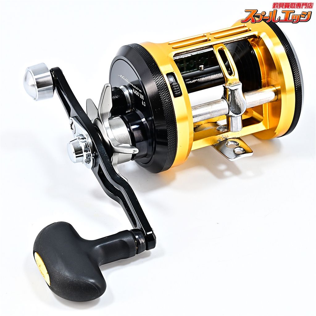 ミリオネア カゴ300 替スプール付き ダイワ 両軸リール ミリオネアカゴ