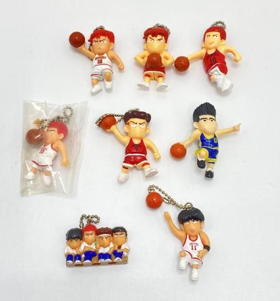 中古】【現状品】SLAM DUNK(スラムダンク) ガシャポン スラムスイング 8個セット バンダイ キーホルダー[95] - メルカリ