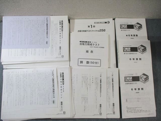 日能研 小6 全国公開模試/学習力/合格力育成カリテなど 通年セット 国語/算数/理科/社会 【計45回分】 2016 000L2D 日能研 小6 全国公開模試/学習力/合格力育成カリテなど 通年