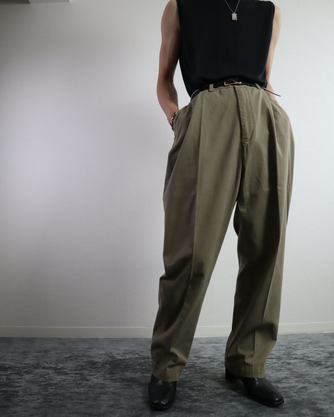 90s 90s Ralph Lauren ラルフローレン ノータックチノ チノパン ラルフ