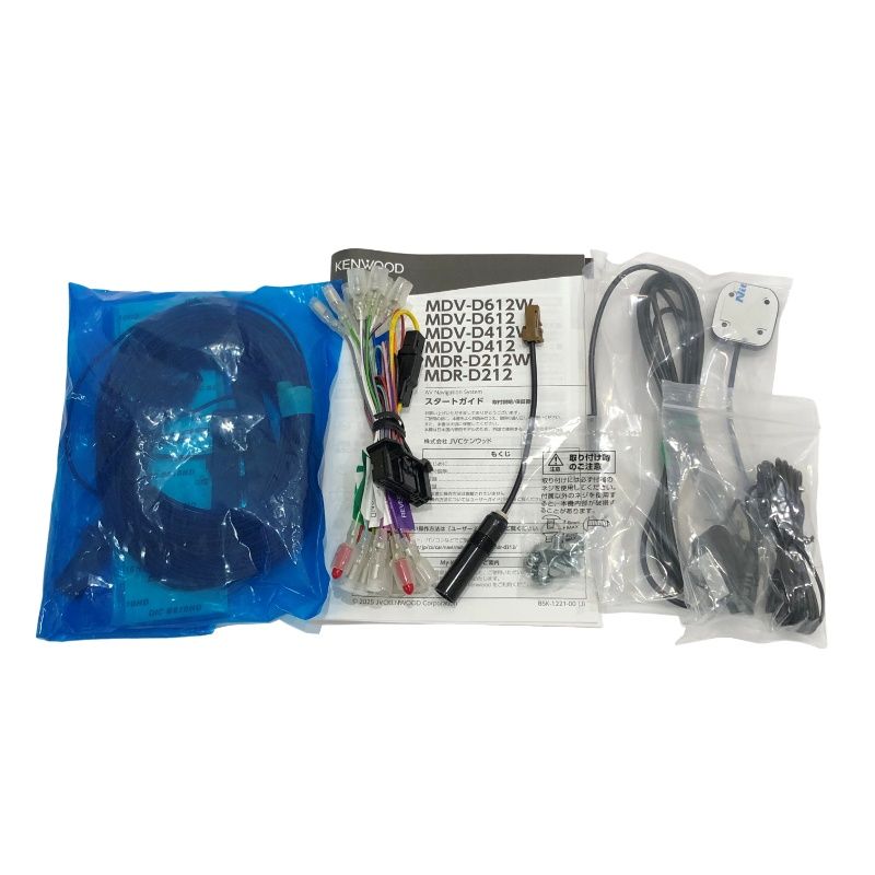 KENWOOD ケンウッド 7V型 カーナビ 200mmワイドモデル フルセグナビ MDV-D412W ブラック カー用品 製 22510K483 BRIGHTFACE_UK