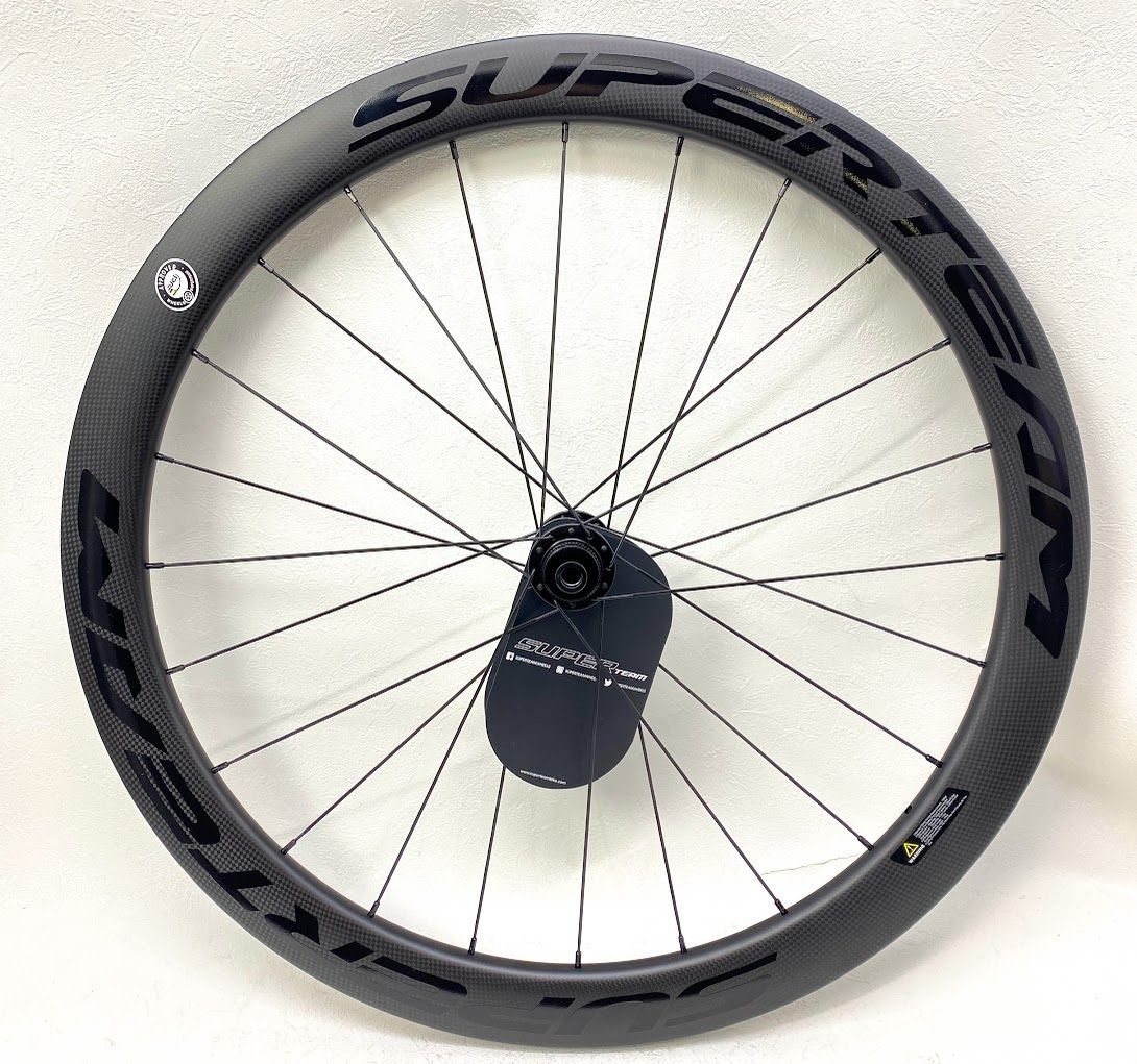 SUPERTEAM カーボンホイールセット cx3ハブ付き ブラック K1212