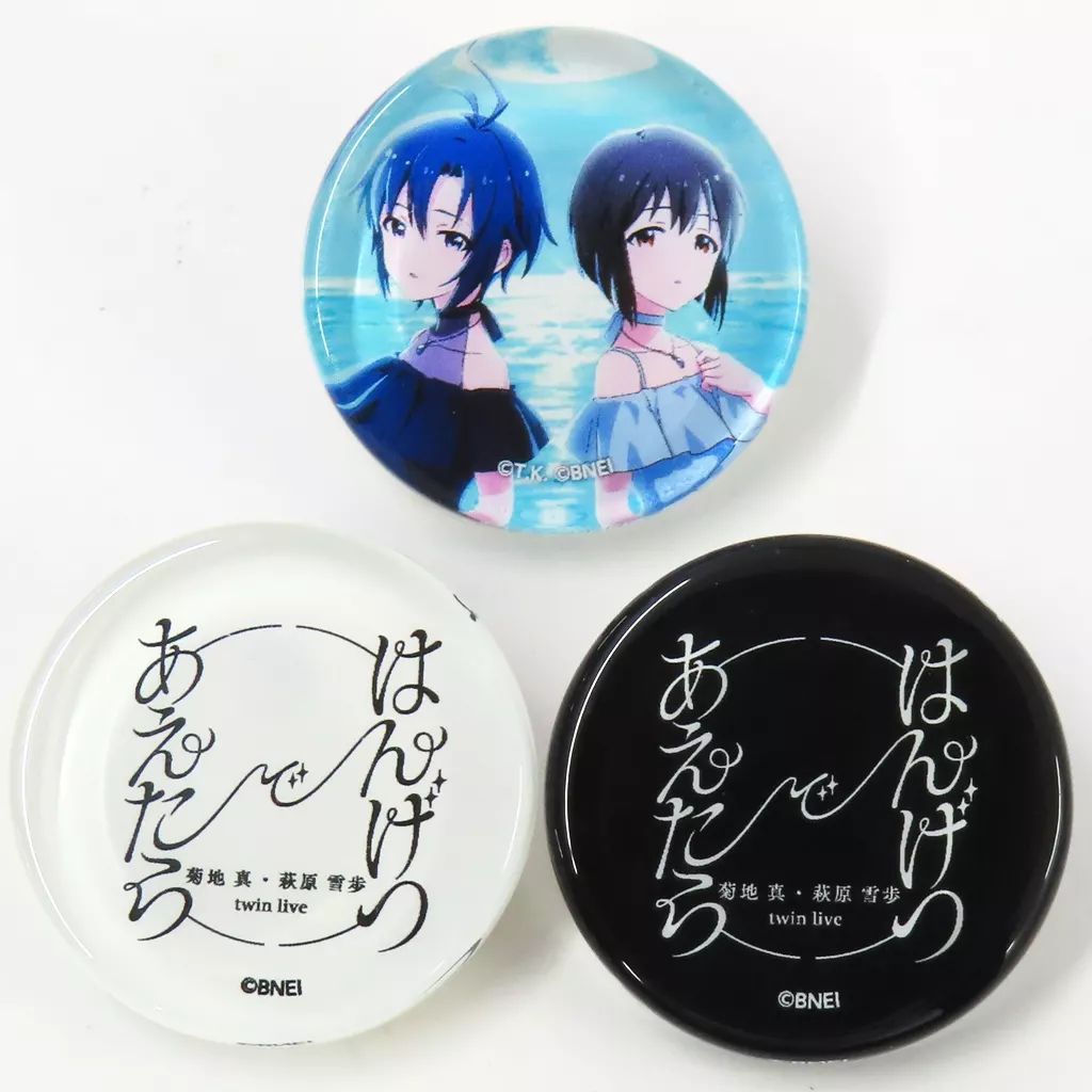 中古】バッジ・ビンズ 全3種セット ガラスピンズ 「アイドル
