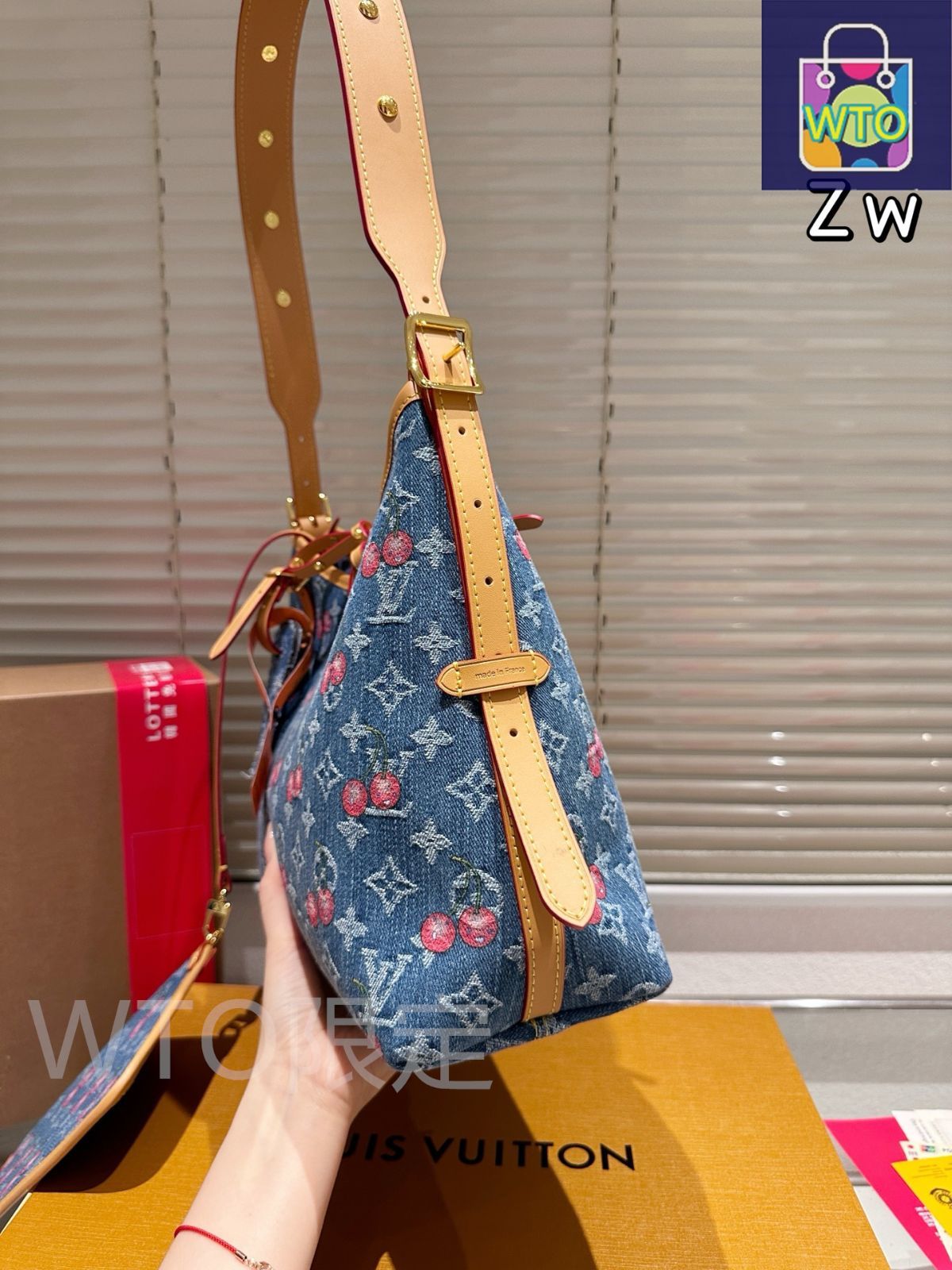 【エレガントな日常を演出】ルイヴィトン デニム チェーンバッグ 今日特価】Elegant LV エレガントルイ・ヴィトン デニムキャリー