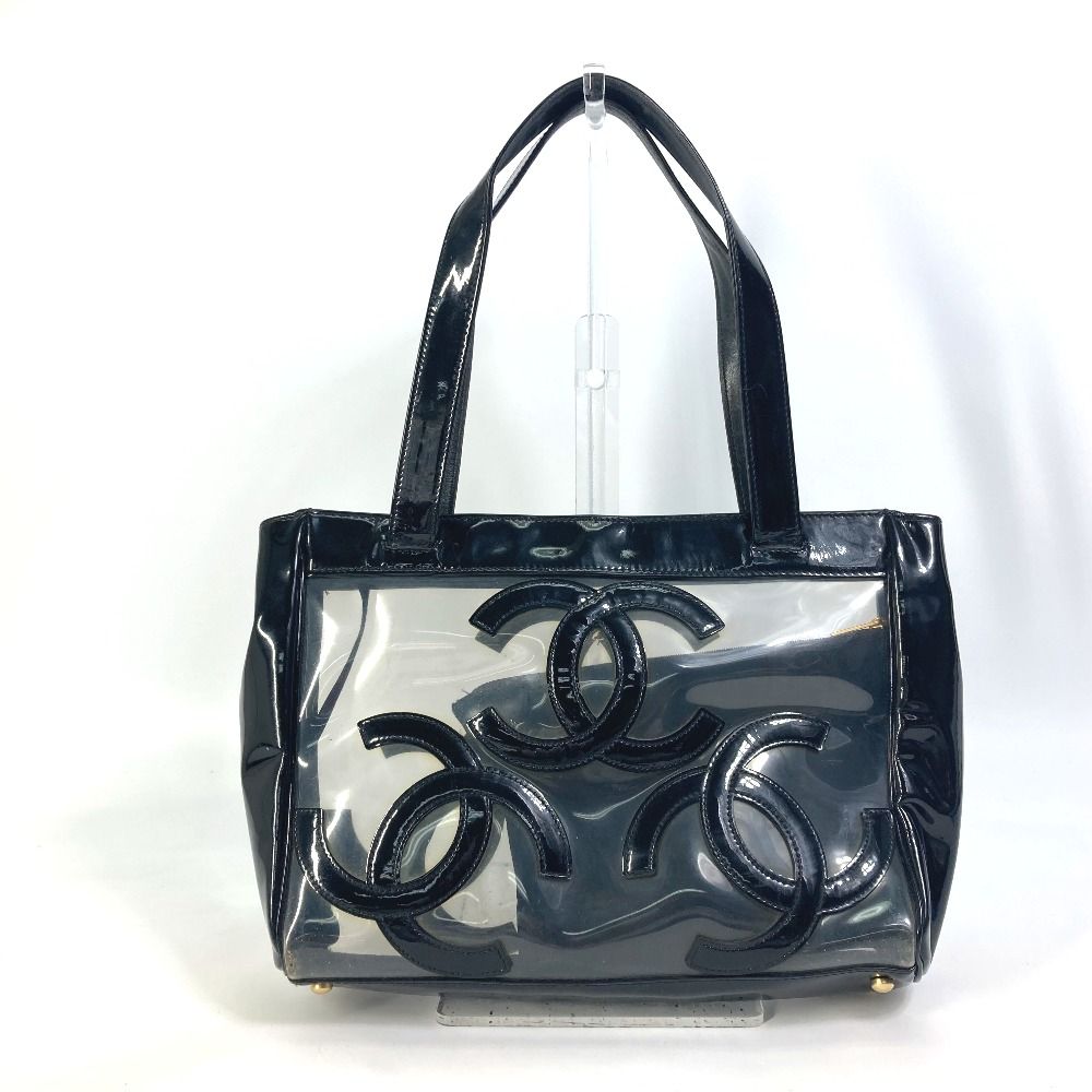 CHANEL シャネル トートバッグ トリプルココ ビニール