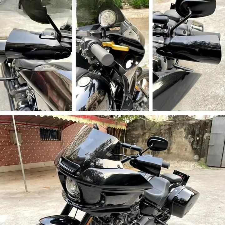 ハーレー ローライダーST・ストリートボブ他 ハンドガード ナックル