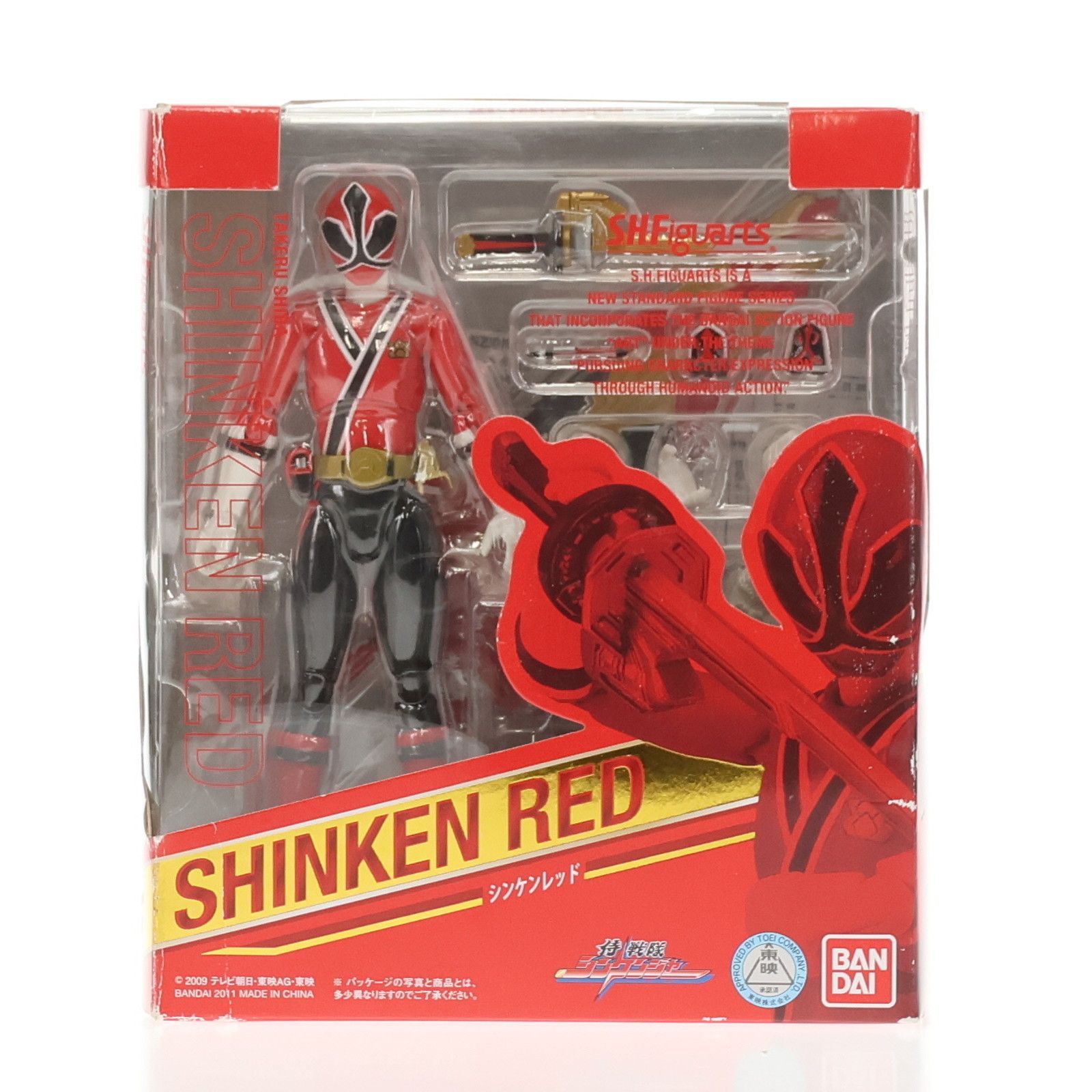 S.H.Figuarts(フィギュアーツ) シンケンレッド 侍戦隊シンケンジャー 完成品 可動フィギュア バンダイ
