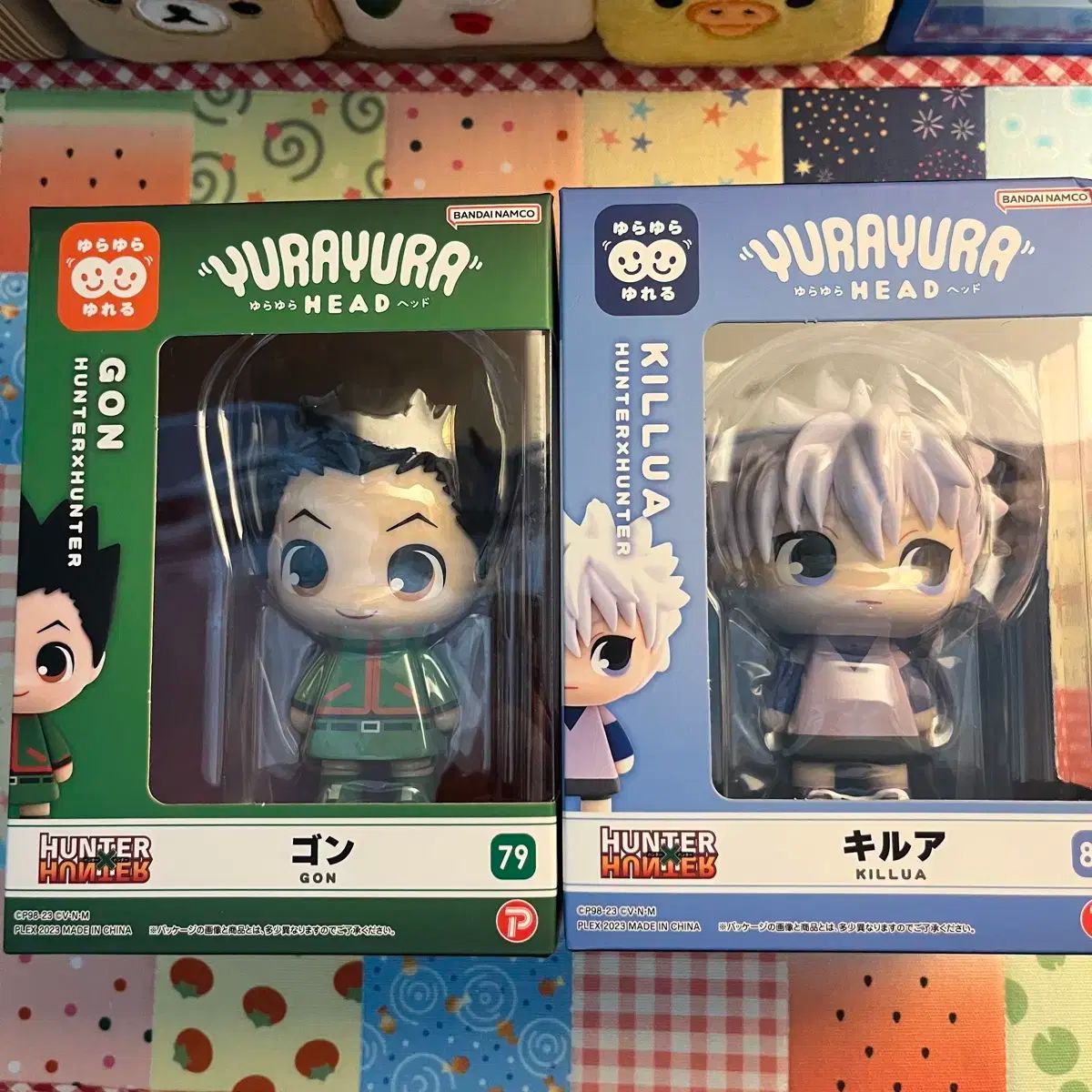新品 HUNTER×HUNTER ゴン キルア ゆらゆら ヘッド フィギュア