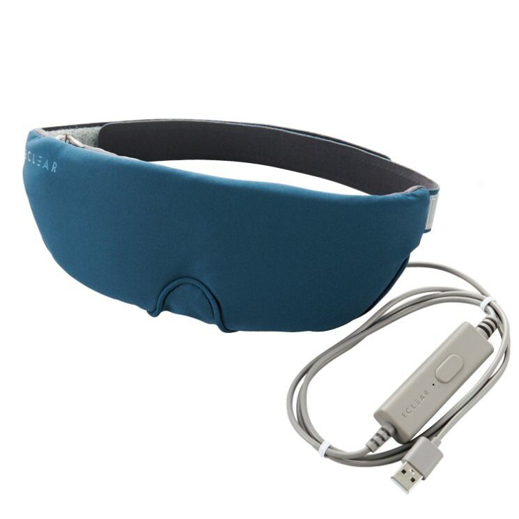 ECLEAR iMask USBホットアイマスク(ミッドナイトネイビー) ELECOM エレコム HCI-H01NV 【５営業日以内発送】 【佐川急便にて発送】