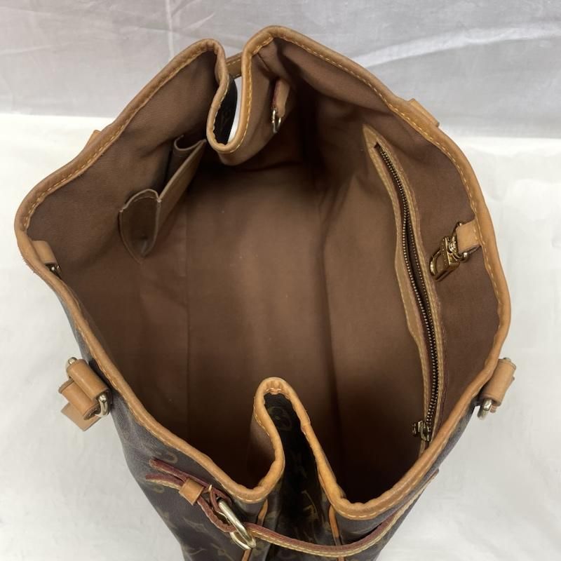 LOUIS VUITTON ルイヴィトン トートバッグ M51154 CA1026 バティニョール オリゾンタル_モノグラム キャンバス BRW ブラウン PVC